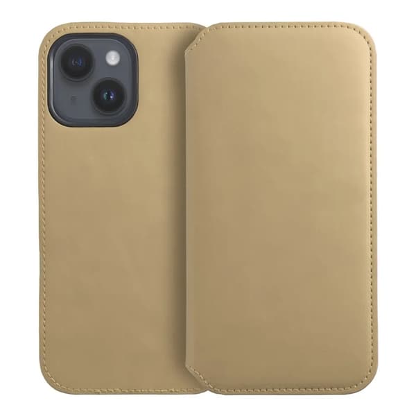 iPhone 17 Pro Max Plånboksfodral Dual Pocket - Guld