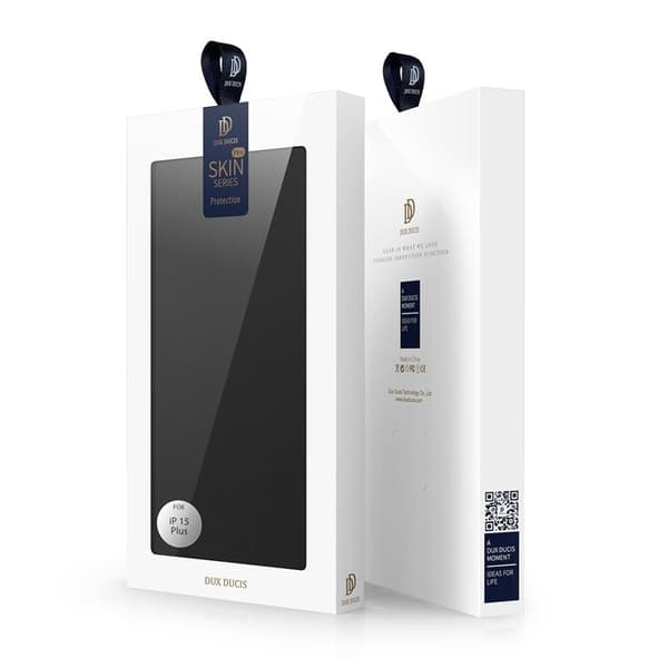 DUX DUCIS Skin Pro iPhone 15 Plus Pung Taske PU Læder - Sort