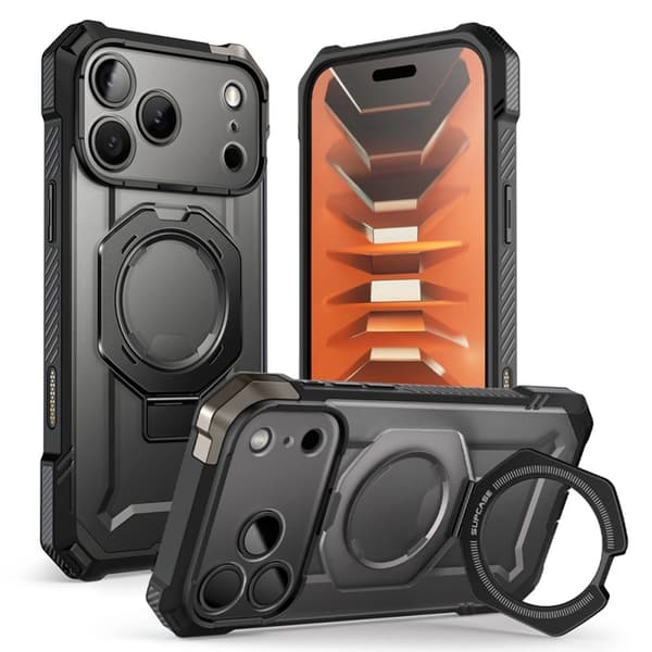 SupCase Mobilcover Til iPhone 18 Pro Magsafe UB Grip - Sort