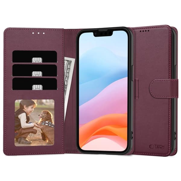 Tech-Protect Galaxy A17 4G/5G Plånboksfodral - Mulberry