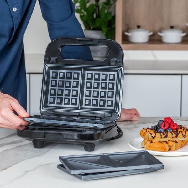 BLACK+DECK Smörgåsgrill Sandwich Waffle