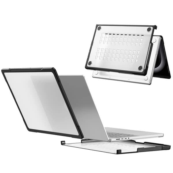 Tech-Protect Skal För Macbook Pro 14 Velar - Svart/Matte Clear