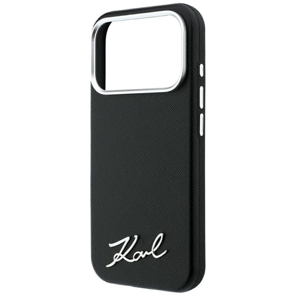 Karl Lagerfeld Mobilskal För iPhone 18 Pro/17 Pro Magsafe Saffiano Small Script