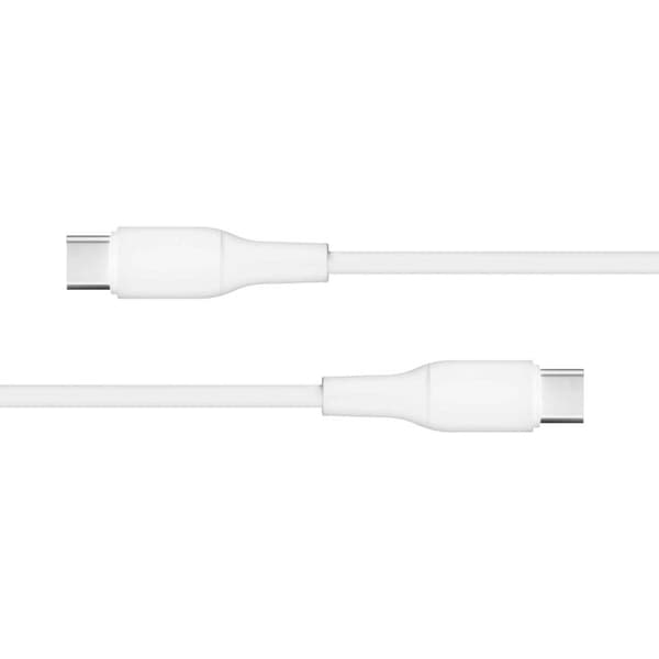 X2O SUPERFLEX 60W USB-C/C-kabel 1,5 m hvid