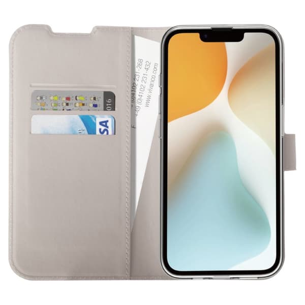Vivanco Classic Plånboksfodral Apple iPhone 17e/16e Greige