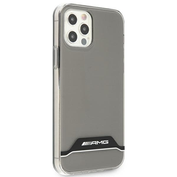 AMG Telefontaske til iPhone 12/12 Pro Electroplate - Sort/Hvid