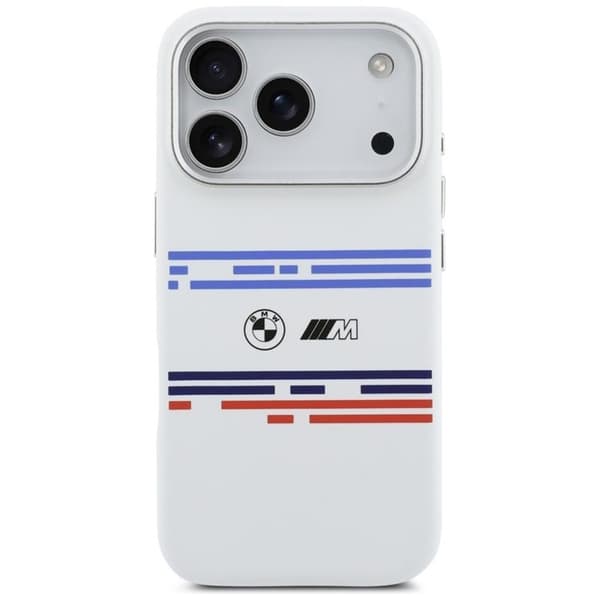 BMW Mobilskal till iPhone 17 Pro MagSafe Silikon Horizontal Line