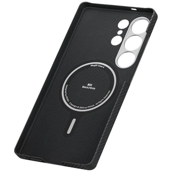PITAKA Mobilcover Til Galaxy S25 Ultra Magsafe Cairn - Sort/Grå