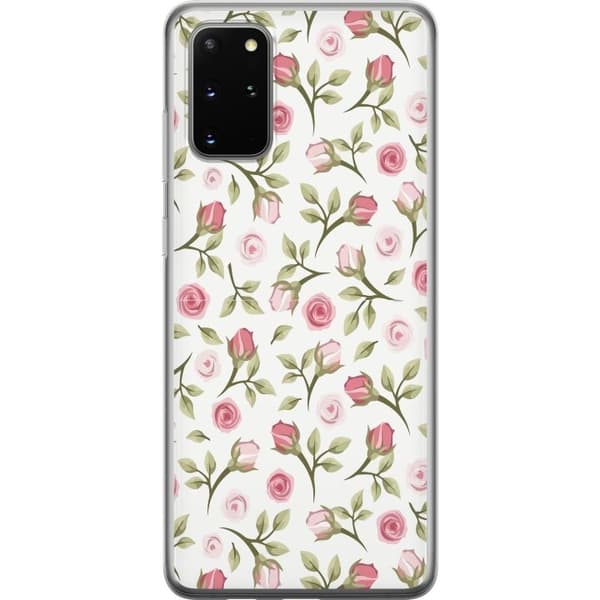 Telefontaske til Samsung Galaxy S20+ med blomster