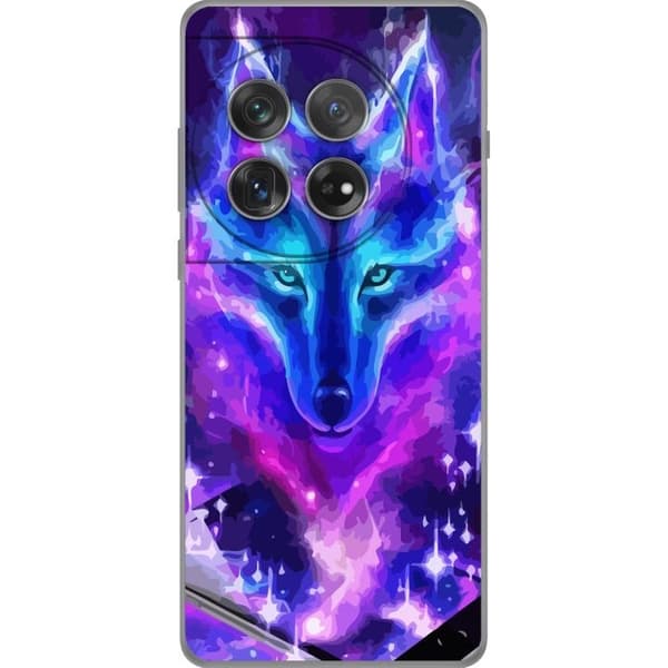 Taske til OnePlus 12 med Neon Wolf