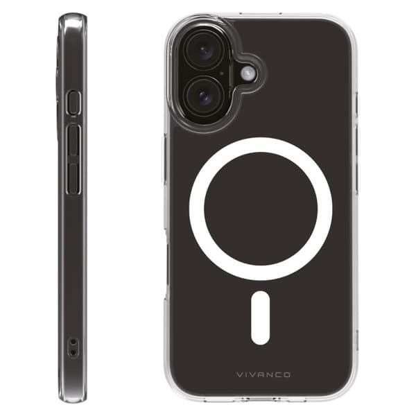 Vivanco Mag Clear cover iPhone 16 Transparent