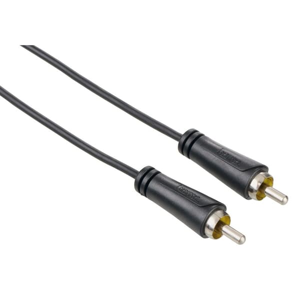 HAMA Lydkabel 1xRCA-1xRCA Sort 1,5m