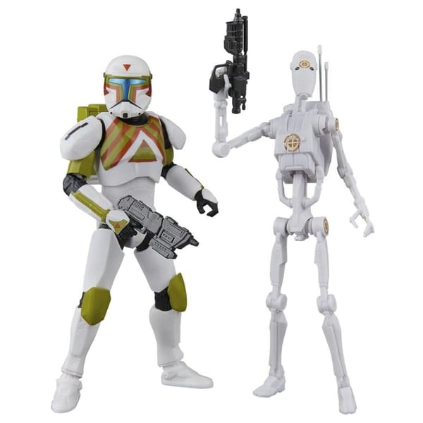 SW The Black Series 6 tommer figur Clone Commando & B1 Battle Droid
