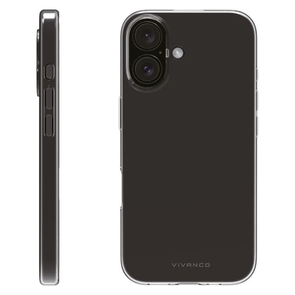 Vivanco Slim TPU skal iPhone 16 Plus Transparent