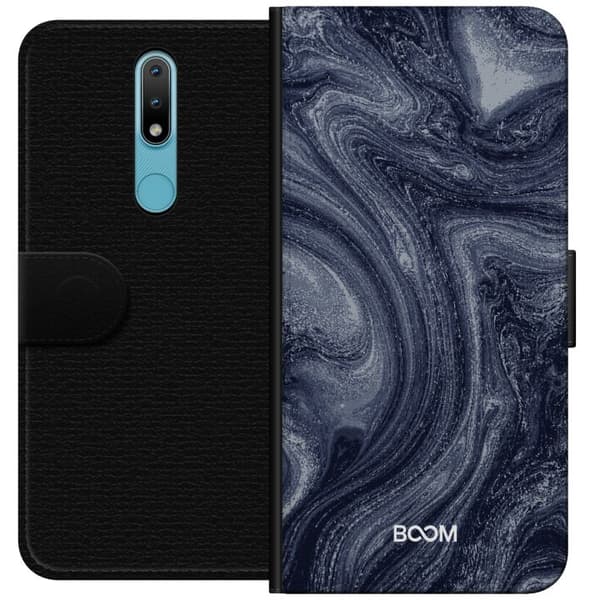 Plånboksfodral till Nokia 2.4 med Midnight Stone