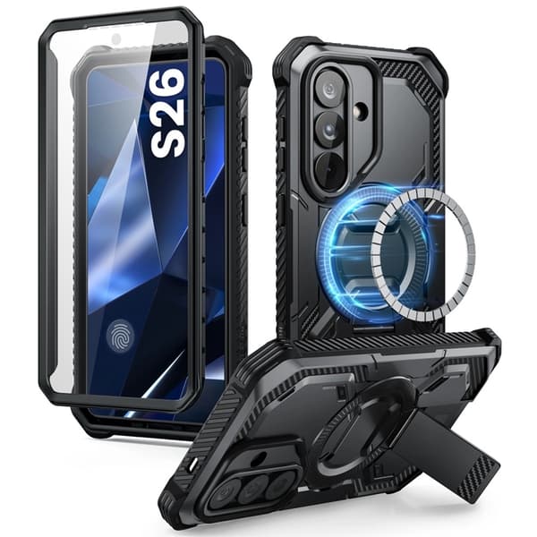 SupCase Telefontaske Til Galaxy S26 Magsafe IBLSN Armorbox - Sort