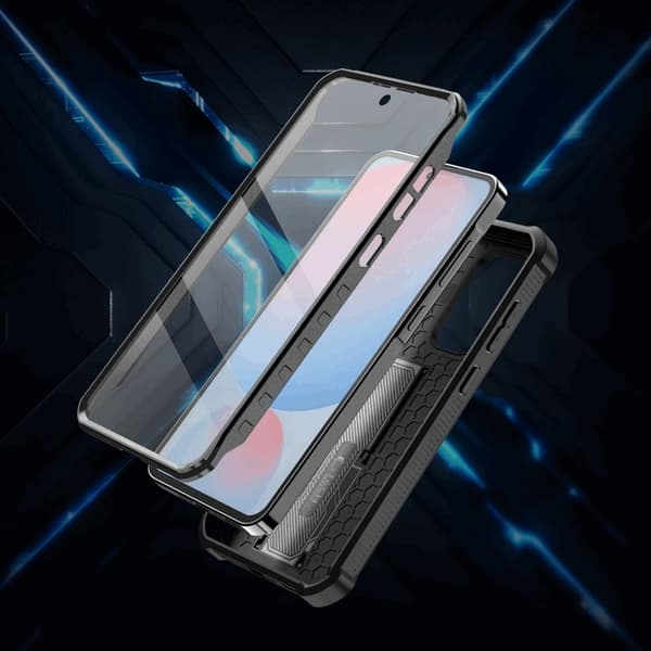 Tech- Protect telefontaske til Galaxy A56 5G Kevlar Cam Plus - Sort