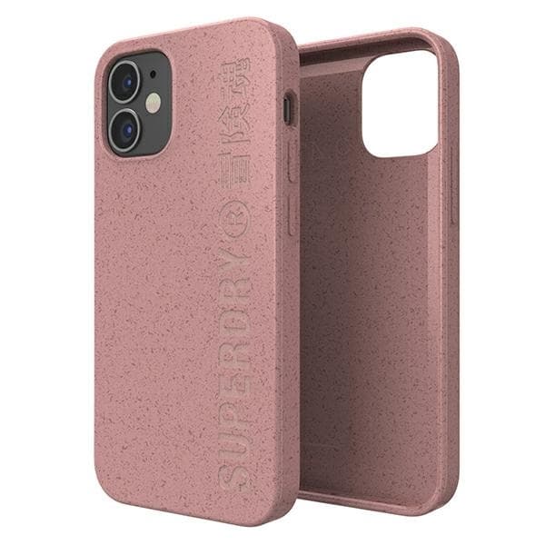 SuperDry Mobilskal till iPhone 12 mini MagSafe Snap Compostable - Rosa