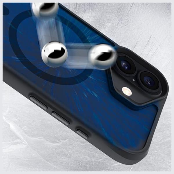 3MK telefontaske til iPhone 17 MagSafe Satin Armor - Sort