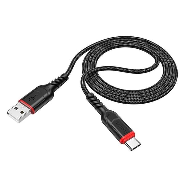 HOCO USB-A till USB-C Kabel QC 3A X59 1 m black