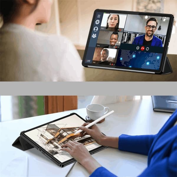 Tech-Protect Lenovo Tab 10.1 Fodral Smart - Svart