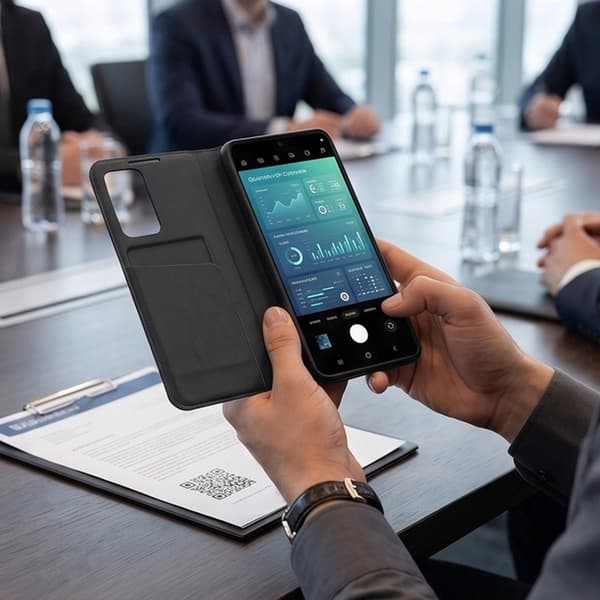 Tech-Protect Plånboksfodral För Galaxy A27 Smart - Matte Svart