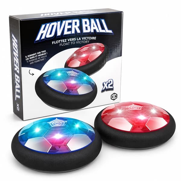 Original Cup Hover Ball Svävande Fotboll 2-pack