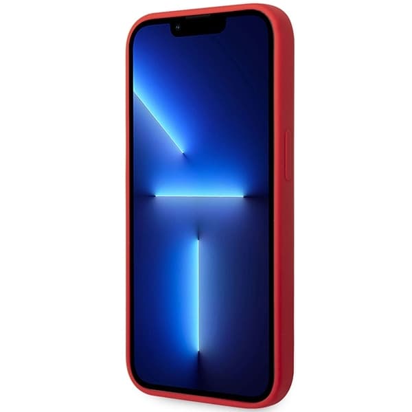 Tumi-puhelinkotelo iPhone 14 Pro Max MagSafe Liquid Silicone - Punainen