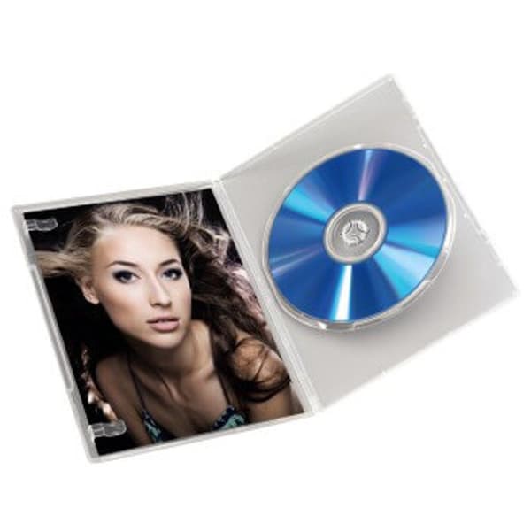 HAMA DVD-Box Slim Transparent 10-pack