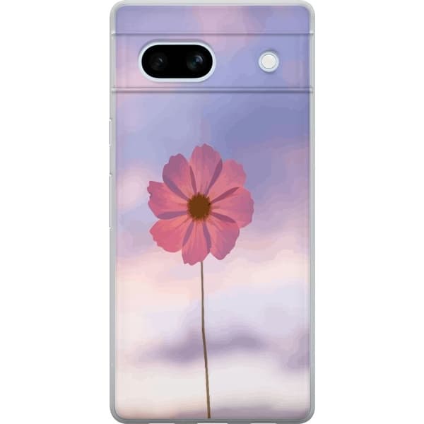 Mobilskal till Google Pixel 7a med Rosa blomma