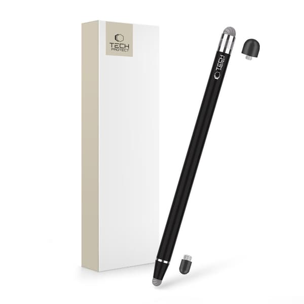Tech-Protect Stylus Pen med 4 Spids USP-100 - Sort