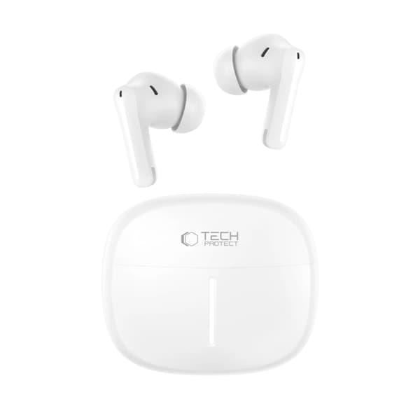 Tech-Protect TWS In-Ear Hörlurar Ultraboost Pro G3 - Vit