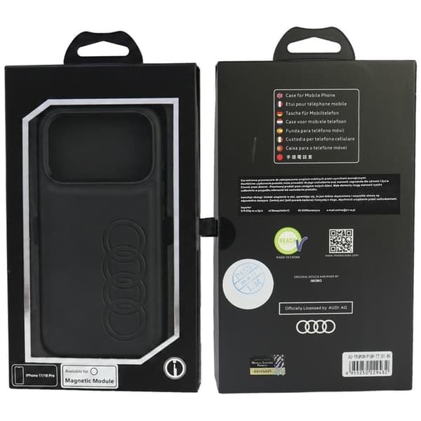 Audi Mobilcover Til iPhone 18 Pro/17 Pro Magsafe TT - Sort