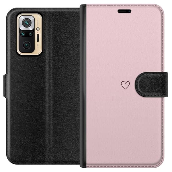 Plånboksfodral till Xiaomi Redmi Note 10 Pro med Litet Hjärta