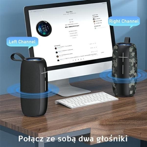 Awei Vandtæt Bluetooth 20W Højttaler Y370 - Sort