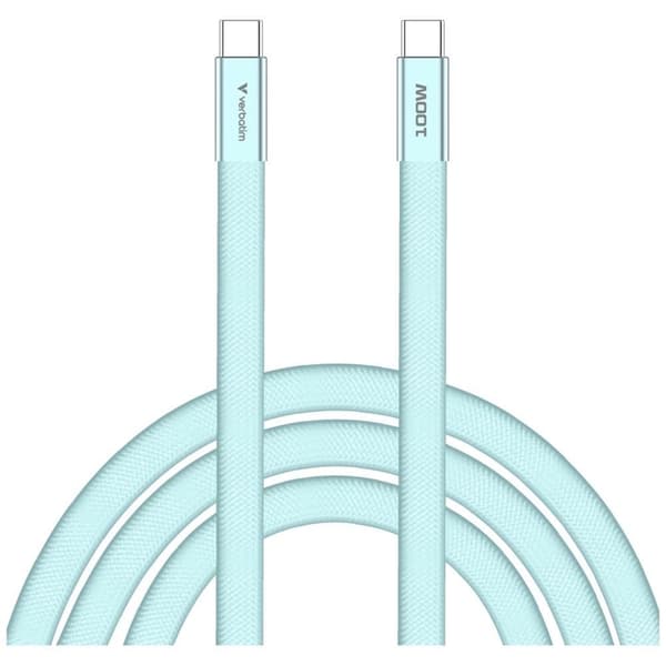 Verbatim USB-C–USB-C-kaapeli 100W Soft Touch 1.2m - Sininen