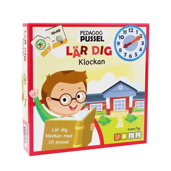 BARBO Palapeli Classic Pedagog Palapeli Opi Kello (SE)