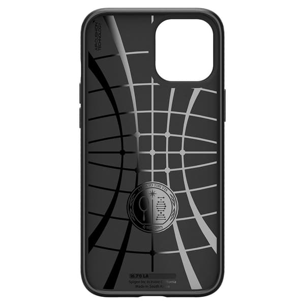 SPIGEN Liquid Air iPhone 12 & 12 Pro - Mat Sort