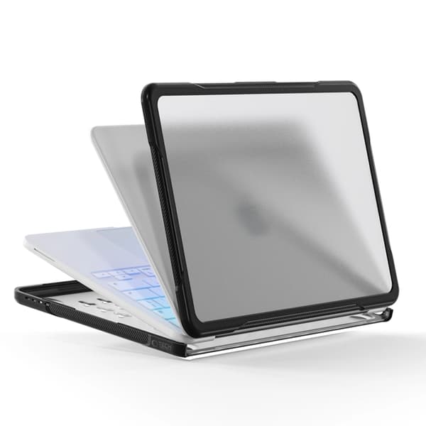 Tech-Protect Cover til Macbook Neo 13\" (2026) Velar - Klar/Sort