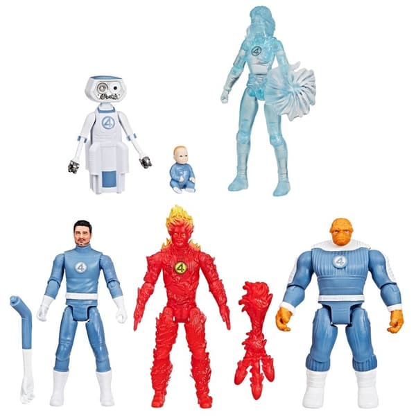 MARVEL Action Figures Fantastic Four 4" Figurmultipakning