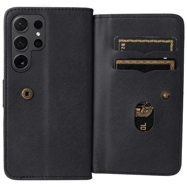 Galaxy S24 Ultra Pung Etui - Sort