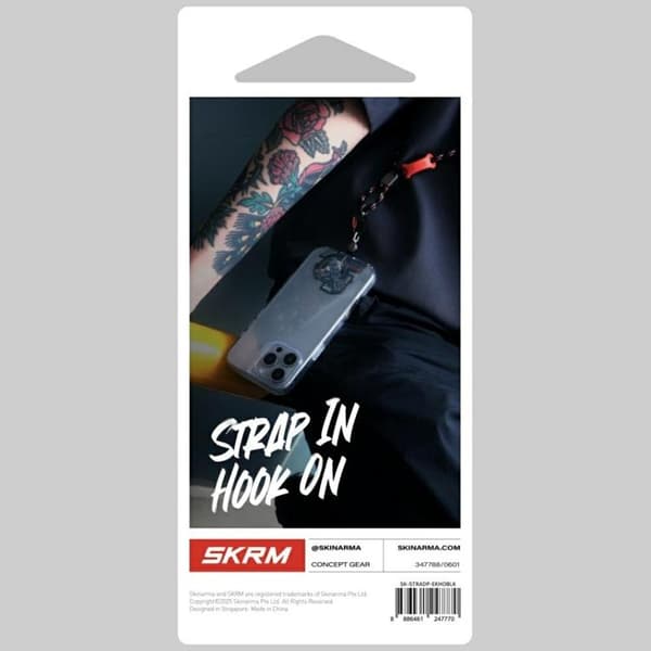 Skinarma Universal Lanyard Adapter Ekho - Harmaa