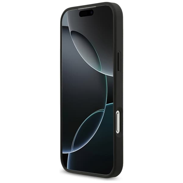 Guess Telefontaske til iPhone 17 Pro Max Kornet Klassisk Logo - Sort