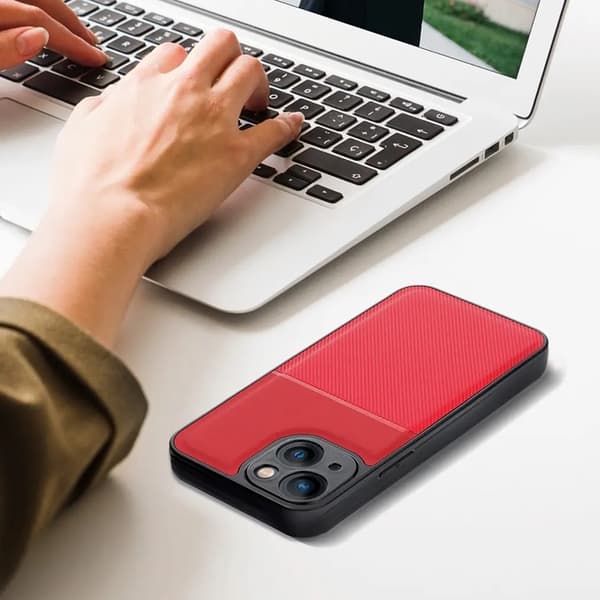 Puhelinkotelo iPhone 18 Pro Max Noble - Punainen