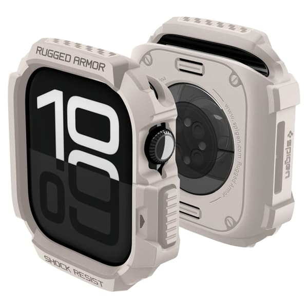 Spigen Apple Watch 42 mm serie 10 etui robust rustning