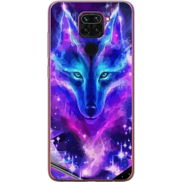 Mobilskal till Xiaomi Redmi Note 9 med Neon Varg