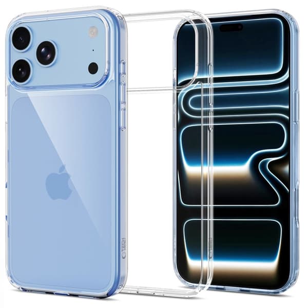 Tech-Protect Mobilcover Til iPhone 18 Pro Flexair Hybrid - Clear