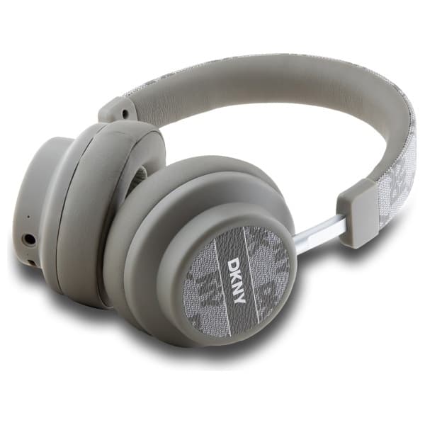 DKNY On-Ear Hovedtelefoner Trådløs Bluetooth Ternet Mønster - Beige