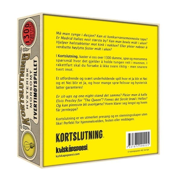 COLD POETRY Spil Kortslutning (NO)