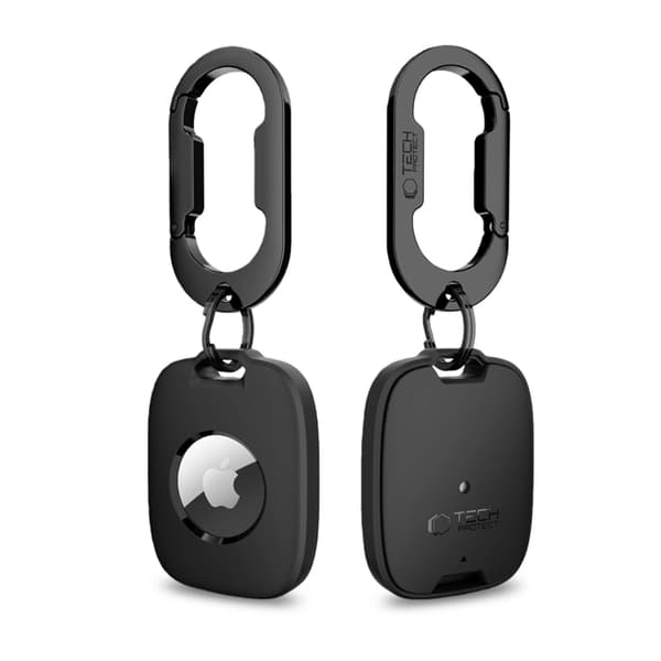 Tech-Protect Apple Airtag 1/2 Velar - Sort